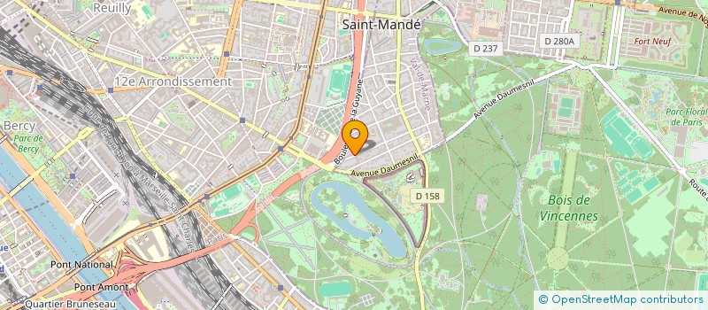 localisation de l'entreprise COPR 64 AV SAINT MARIE  SAINT-MANDE