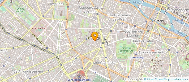 localisation de l'entreprise COPR 64 RUE DU CHERCHE MIDI 75006 PARIS  PARIS