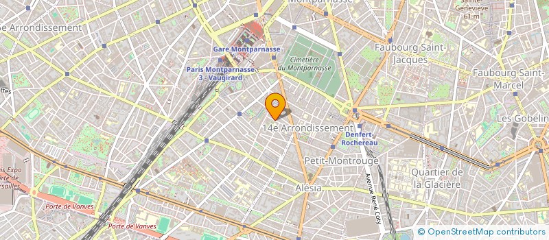 localisation de l'entreprise COPR 64 RUE MAURICE RIPOCHE 75014 PARIS  PARIS