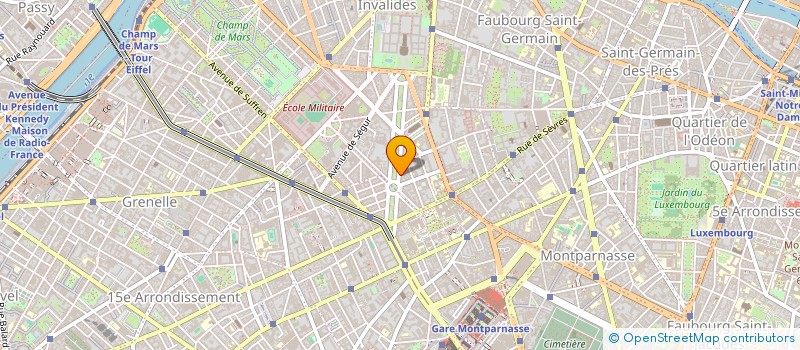 localisation de l'entreprise COPR 65 AV DE BRETEUIL 75007 PARIS  PARIS