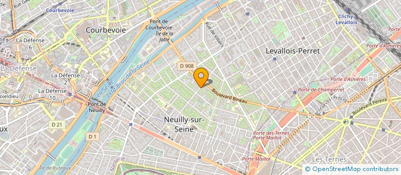 localisation de l'entreprise COPR 66 RUE DE CHEZY NEUILLY 92 à NEUILLY-SUR-SEINE