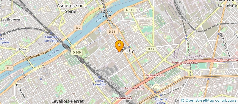 localisation de l'entreprise COPR 66 RUE DE NEUILLY 92110 CLICHY à CLICHY