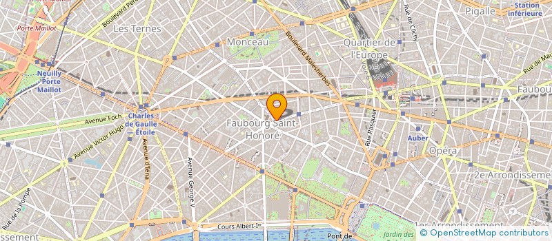 localisation de l'entreprise COPR 66 RUE LA BOETIE 75008 PARIS  PARIS