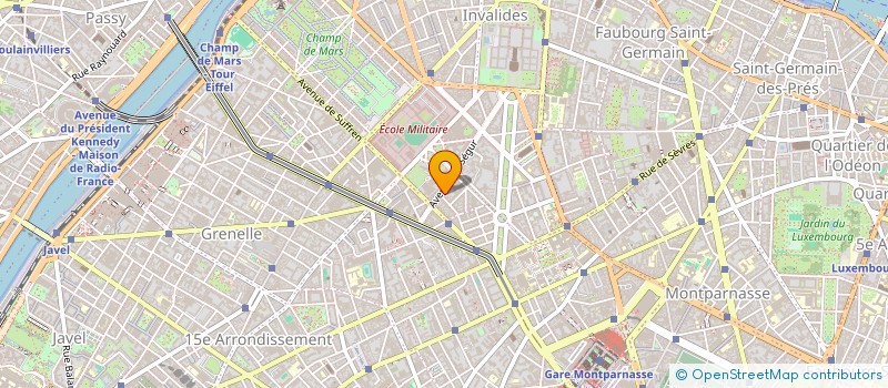 localisation de l'entreprise COPR 67 AV DE SEGUR 75007 PARIS  PARIS