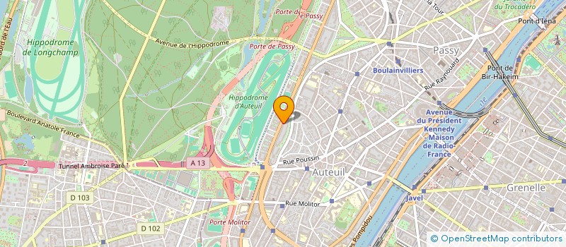 localisation de l'entreprise COPR 67 BD SUCHET 75016 PARIS  PARIS