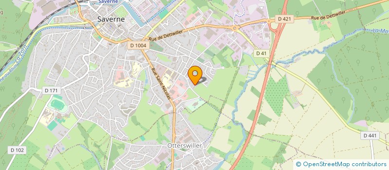 localisation de l'entreprise COPR 67 ROUTE ROMAINE  SAVERNE