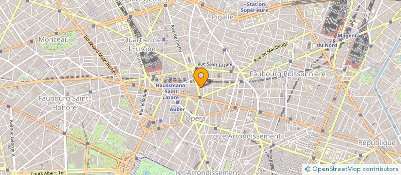 localisation de l'entreprise COPR 67 RUE DE PROVENCE 75009 PARIS  PARIS