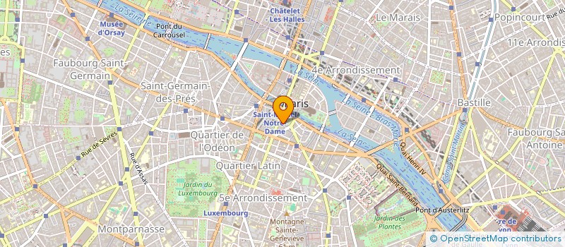 localisation de l'entreprise COPR 67 RUE GALANDE 75005 PARIS  PARIS