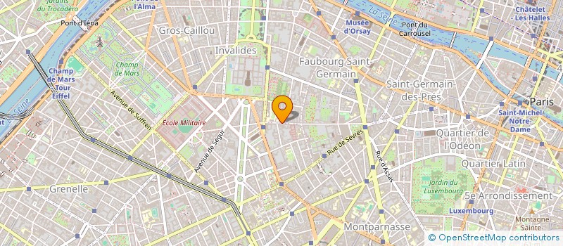 localisation de l'entreprise COPR 68 RUE DE BABYLONE 75007 PARIS  PARIS