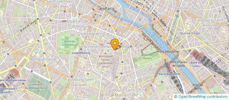 localisation de l'entreprise COPR 68 RUE DU CARDINAL LEMOINE 75005 PARIS  PARIS