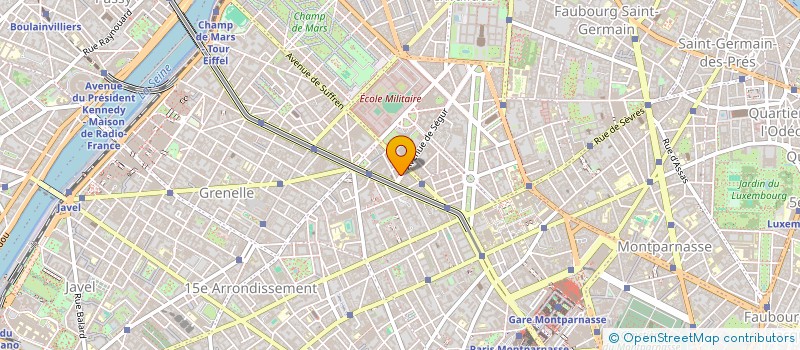 localisation de l'entreprise COPR 69 AVENUE DE SEGUR 75015 PARIS  PARIS