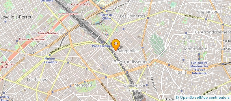 localisation de l'entreprise COPR 69 PL DU DR FELIX LOBLIGEOIS 75017 PARIS  PARIS