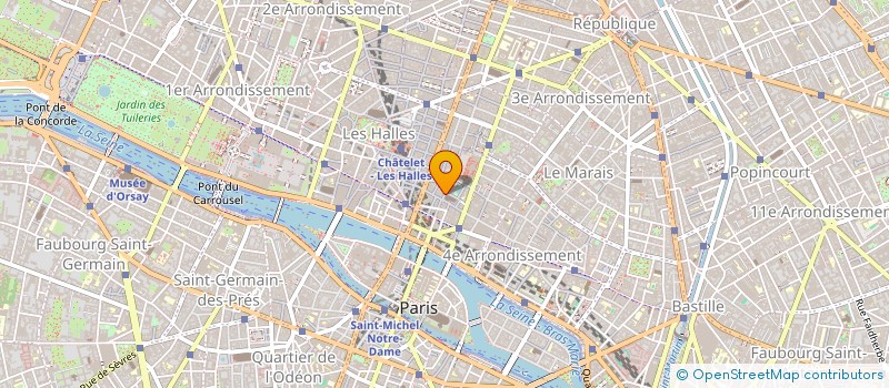 localisation de l'entreprise COPR 69 R ST MARTIN 75004 PARIS  PARIS
