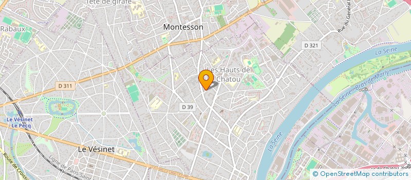 localisation de l'entreprise COPR 7 RUE ANDRE DERAIN 78400 CHATOU  CHATOU