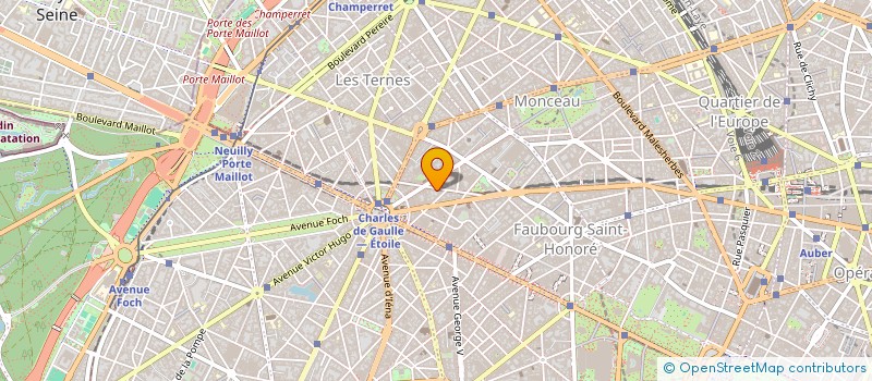 localisation de l'entreprise COPR 7 RUE BEAUJON  PARIS