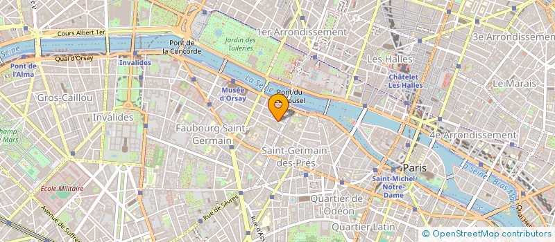 localisation de l'entreprise COPR 7 RUE DE VERNEUIL 75007 PARIS  PARIS