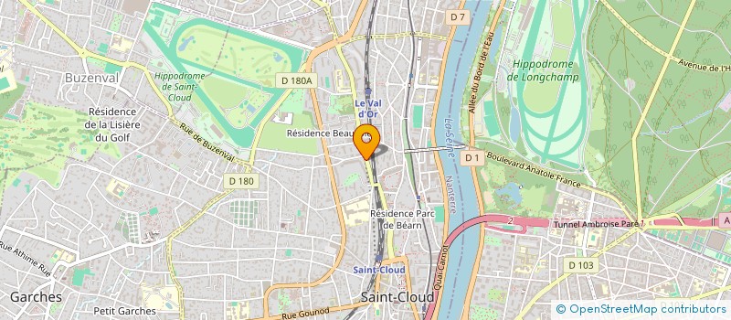 localisation de l'entreprise COPR 7 RUE DU MONT VALERIEN 92210 SAINT CLOUD à SAINT-CLOUD