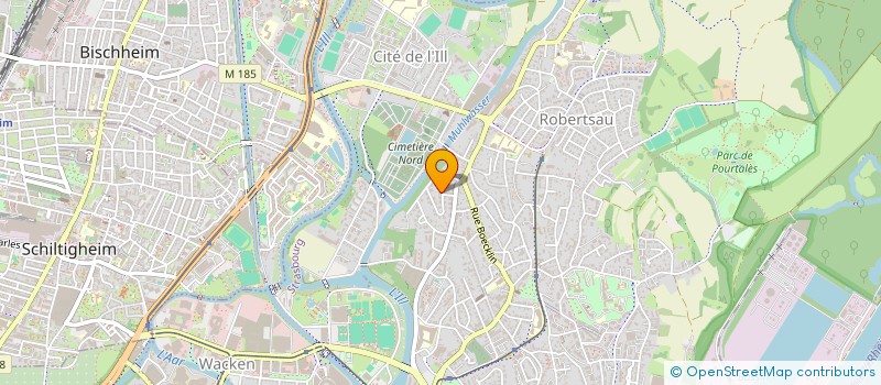 localisation de l'entreprise COPR 7 RUE DU MUHLWASSER à STRASBOURG