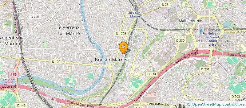 localisation de l'entreprise COPR 7 RUE FRANCHETTI 94 BRY SUR MARNE  BRY-SUR-MARNE