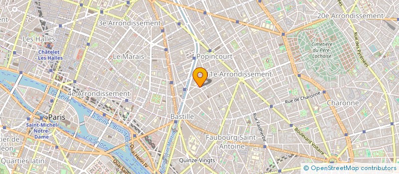 localisation de l'entreprise COPR 7 RUE FROMENT 75011  PARIS