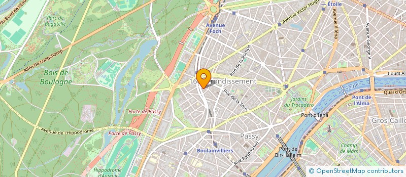 localisation de l'entreprise COPR 7 RUE GUY DE MAUPASANT 75016 PARIS  PARIS