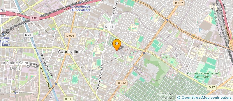 localisation de l'entreprise COPR 7 RUE JULES GUESDE 93300 AUBERVILLIERS  AUBERVILLIERS