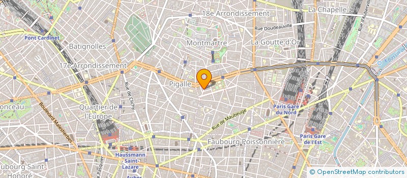 localisation de l'entreprise COPR 7 RUE LALLIER 75009 PARIS  PARIS