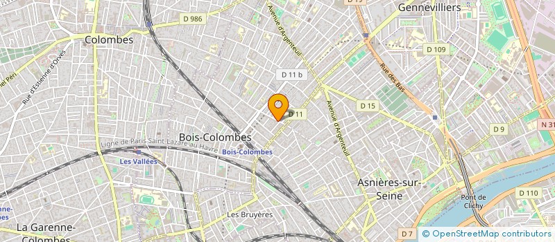 localisation de l'entreprise COPR 7 RUE PHILIPPE DE METZ 92 BOIS COLOMBES à BOIS-COLOMBES