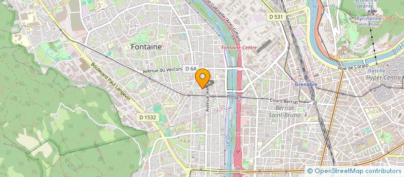 localisation de l'entreprise COPR 7 RUE SAINT NIZIER  FONTAINE