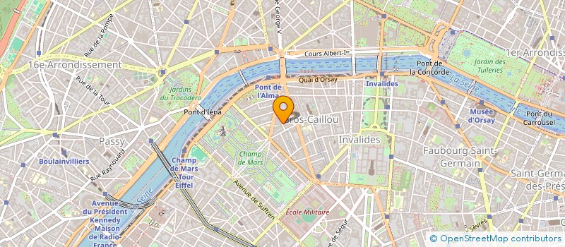 localisation de l'entreprise COPR 7 RUE SEDILLOT 75007 PARIS  PARIS