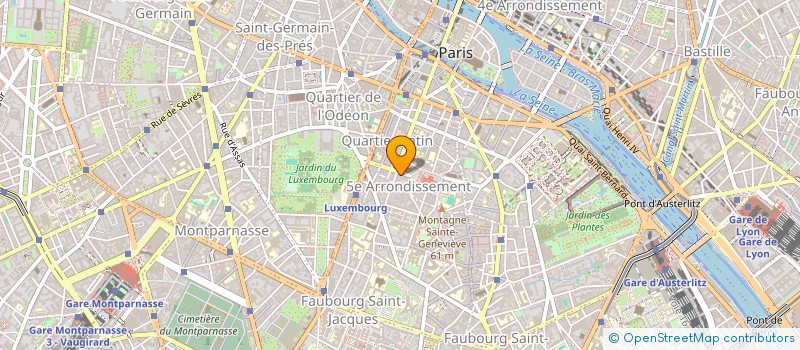 localisation de l'entreprise COPR 7 RUE SOUFFLOT 75005 PARIS  PARIS