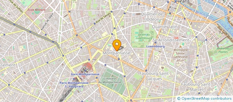 localisation de l'entreprise COPR 7 RUE STANISLAS 75006 PARIS  PARIS