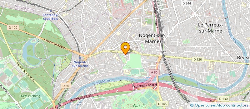 localisation de l'entreprise COPR 7 SQ DE LA FONTAINE 94130 NOGENT SUR MARNE à NOGENT-SUR-MARNE