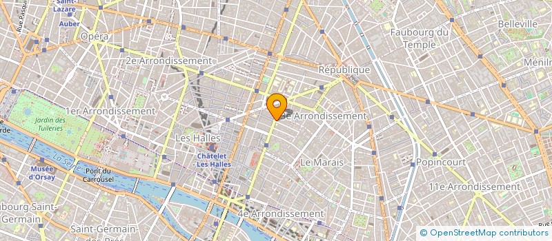 localisation de l'entreprise COPR 70  80 RUE BEAUBOURG 75003 PARIS  PARIS