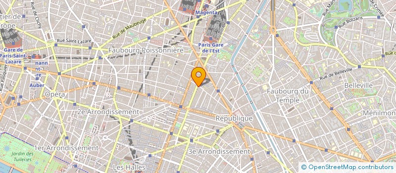 localisation de l'entreprise COPR 70 RUE DU FG SAINT MARTIN 7501 PARIS  PARIS