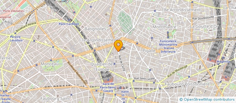 localisation de l'entreprise COPR 71 BD DE CLICHY 75009 PARIS  PARIS