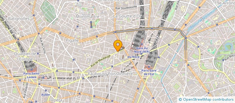 localisation de l'entreprise COPR 71 RUE DE MAUBEUGE 75010 PARIS  PARIS