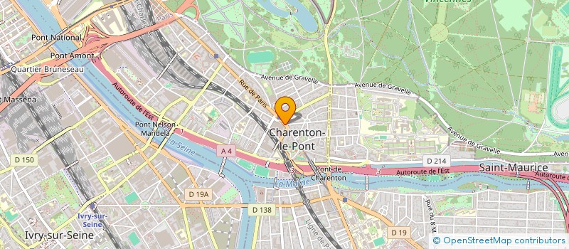 localisation de l'entreprise COPR 71 RUE DE PARIS 94 CHARENTON LE PONT à CHARENTON-LE-PONT