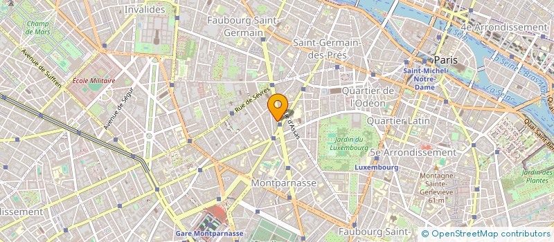 localisation de l'entreprise COPR 72 BD RASPAIL 75006 PARIS  PARIS