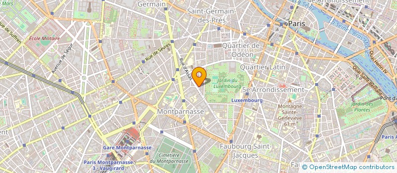 localisation de l'entreprise COPR 72 RUE MADAME 75006 PARIS  PARIS