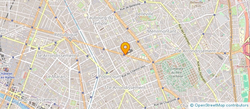 localisation de l'entreprise COPR 73 AV DE LA REPUBLIQUE 75011 PARIS  PARIS