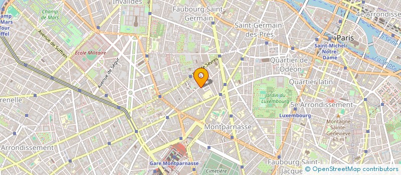 localisation de l'entreprise COPR 73 R DU CHERCHE MIDI 75006 PARIS  PARIS