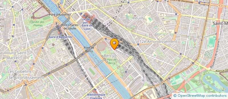 localisation de l'entreprise COPR 74 76 RUE DE BERCY RES PAUL VALERY 75012 PARIS  PARIS