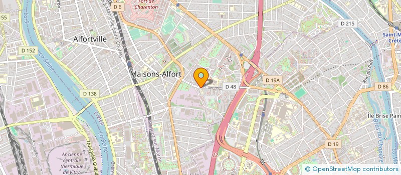 localisation de l'entreprise COPR 76 AU 82 AV VICTOR HUGO 94700 MAISON ALFORT à MAISONS-ALFORT