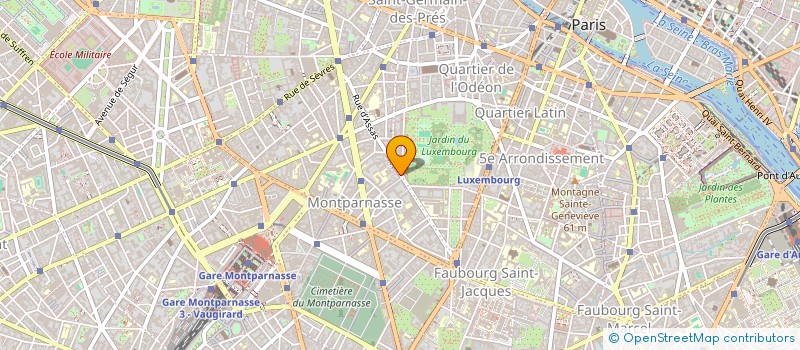 localisation de l'entreprise COPR 76 RUE D ASSAS 75006 PARIS  PARIS
