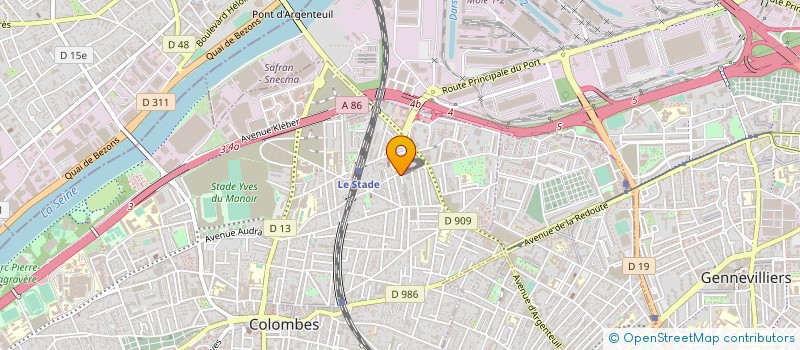 localisation de l'entreprise COPR 76 RUE SOLFERINO 92 COLOMBES à COLOMBES