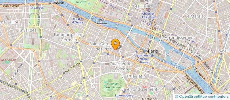 localisation de l'entreprise COPR 77 RUE DE SEINE  PARIS