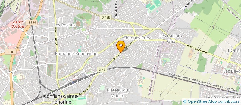 localisation de l'entreprise COPR 77 RUE DESIRE CLEMENT 78700 CONFLANS SAINTE HONORINE  CONFLANS-SAINTE-HONORINE