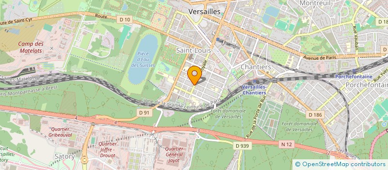 localisation de l'entreprise COPR 78 RUE ROYALE 78 VERSAILLES à VERSAILLES