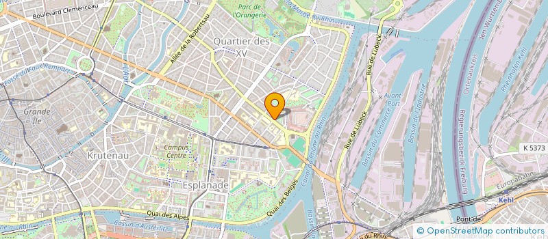 localisation de l'entreprise COPR 79 BD D ANVERS à STRASBOURG